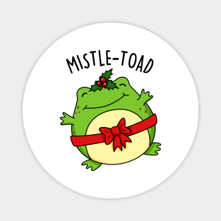 Mistletoad Cute Christmas Mistletoe Toad Pun Magnet